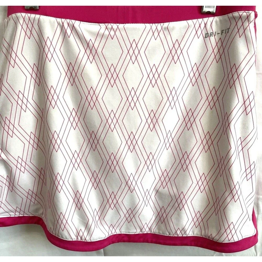 Nike Pink Girls Large  (women’s 0-2 Athletic Skort Stretch Pull On Activewear